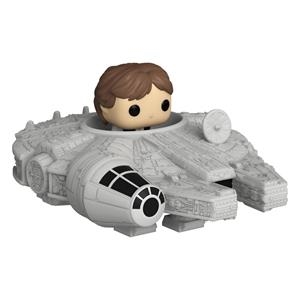 BITTY POP! RIDES STAR WARS: FIGURA HAN SOLO WITH MILLENIUM FALCON 2,5 CM [CAJA] | Akira Comics  - libreria donde comprar comics, juegos y libros online