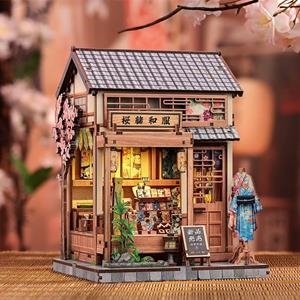 CUTEBEE MAQUETA MODEL KIT MINIATURE HOUSE SAKURA O KIMONO SHOP (BOOK-NOOK PARA CONSTRUIR) 19 X 14 CM [CAJA] | Akira Comics  - libreria donde comprar comics, juegos y libros online