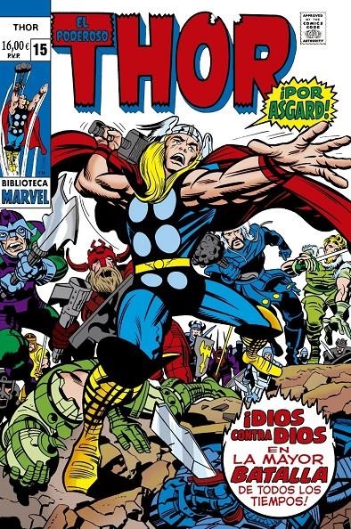 BIBLIOTECA MARVEL: EL PODEROSO THOR Nº15 (1970 / 174-179 USA) [RUSTICA] | LEE, STAN / KIRBY, JACK | Akira Comics  - libreria donde comprar comics, juegos y libros online