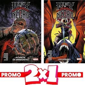 REY DE NEGRO: LOS HEROES + REY DE NEGRO: PLANETA DE SIMBIONTES [RUSTICA] | Akira Comics  - libreria donde comprar comics, juegos y libros online