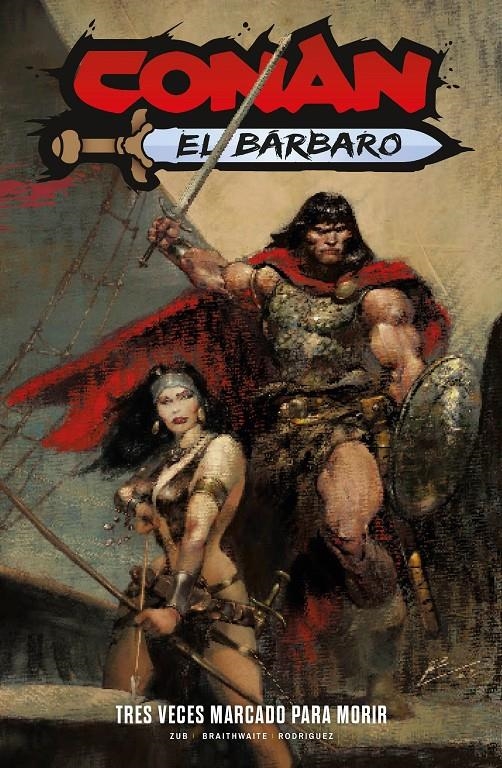 TITAN PREMIERE: CONAN EL BARBARO Nº02, TRES VECES MARCADO PARA MORIR [RUSTICA] | ZUB, JIM / BRAITHWAITE, DOUG | Akira Comics  - libreria donde comprar comics, juegos y libros online