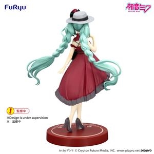 HATSUNE MIKU: ESTATUA HATSUNE MIKU OUTING DRESS RED TRIO-TRY-IT (VER. COLOR) 19 CM PVC [CAJA] | Akira Comics  - libreria donde comprar comics, juegos y libros online