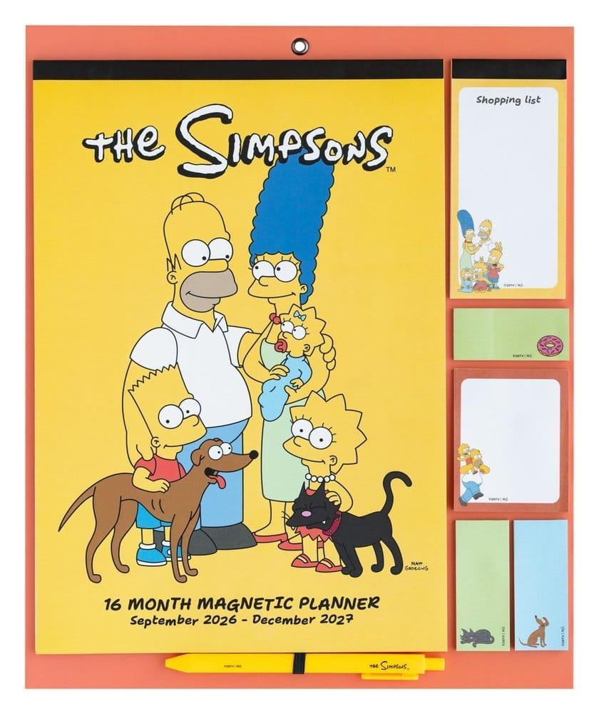 LOS SIMPSONS: PLANIFICADOR MAGNETICO 2026/27 30 X 35 CM | Akira Comics  - libreria donde comprar comics, juegos y libros online