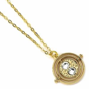 HARRY POTTER: COLLAR CON COLGANTE FIXED TIME TURNER (BAÑADO EN ORO) | Akira Comics  - libreria donde comprar comics, juegos y libros online