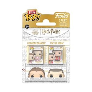 BITTY POP! HARRY POTTER: PACK DE 2 FIGURAS HERMIONE & KRUM 2,5 CM [CAJA] | Akira Comics  - libreria donde comprar comics, juegos y libros online