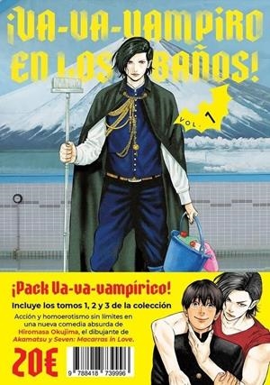 VA-VA-VAMPIRO EN LOS BAÑOS (PACK 1+2+3) [RUSTICA] | OKUJIMA, HIROMASA | Akira Comics  - libreria donde comprar comics, juegos y libros online