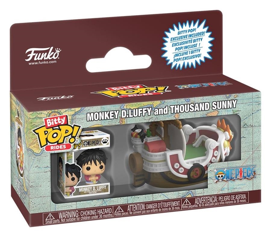 ONE PIECE BITTY POP! RIDE: FIGURA THOUSAND SUNNY WITH LUFFY 2,5 CM [CAJA] | Akira Comics  - libreria donde comprar comics, juegos y libros online