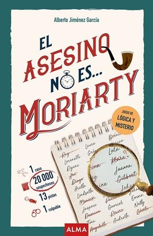 ASESINO NO ES MORIARTY, EL [RUSTICA] | JIMENEZ, ALBERTO | Akira Comics  - libreria donde comprar comics, juegos y libros online