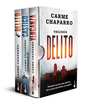 SERIE DELITO (ESTUCHE CON DELITO + CASTIGO + VENGANZA) [BOLSILLO] | CHAPARRO, CARME | Akira Comics  - libreria donde comprar comics, juegos y libros online