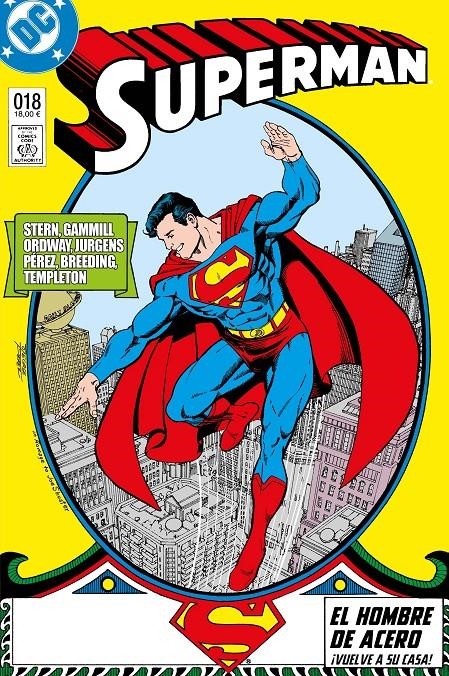 BIBLIOTECA DC: SUPERMAN Nº18 (1989 / 32-34 USA) [RUSTICA] | JURGENS, DAN / PEREZ, GEORGE | Akira Comics  - libreria donde comprar comics, juegos y libros online