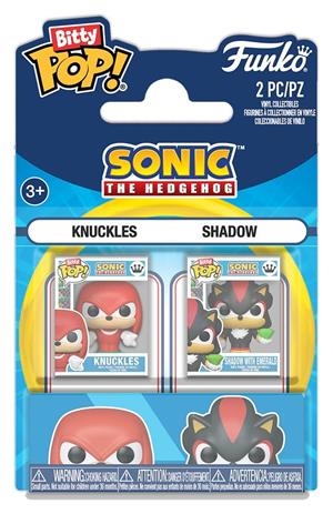 SONIC THE HEDGEHOG BITTY POP!: PACK DE 2 FIGURAS KNUCKLES & SHADOW 2 CM [CAJA] | Akira Comics  - libreria donde comprar comics, juegos y libros online