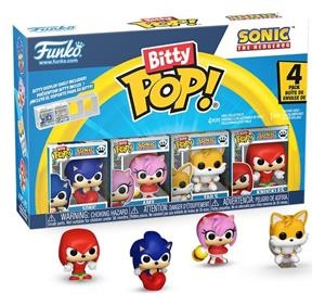 SONIC BITTY POP!: PACK DE 4 FIGURAS SONIC 2,5 CM [CAJA] | Akira Comics  - libreria donde comprar comics, juegos y libros online