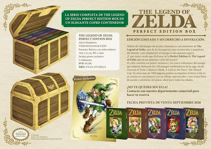 THE LEGEND OF ZELDA: PERFECT EDITION (COFRE EDICION COLECCIONISTA) [RUSTICA] | HIMEKAWA, AKIRA | Akira Comics  - libreria donde comprar comics, juegos y libros online