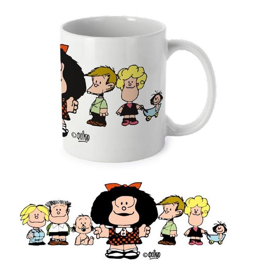 MAFALDA: TAZA MAFALDA Y SUS AMIGOS 330ML (PORCELANA) [CAJA] | Akira Comics  - libreria donde comprar comics, juegos y libros online