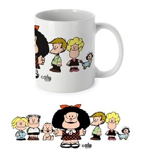 MAFALDA: TAZA MAFALDA Y SUS AMIGOS 330ML (PORCELANA) [CAJA] | Akira Comics  - libreria donde comprar comics, juegos y libros online