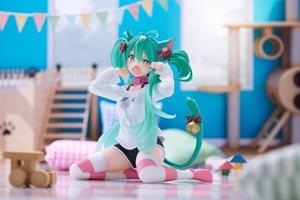 HATSUNE MIKU: ESTATUA DESKTOP CUTE HATSUNE MIKU CAT EAR T-SHIRT 13 CM PVC [CAJA] | Akira Comics  - libreria donde comprar comics, juegos y libros online