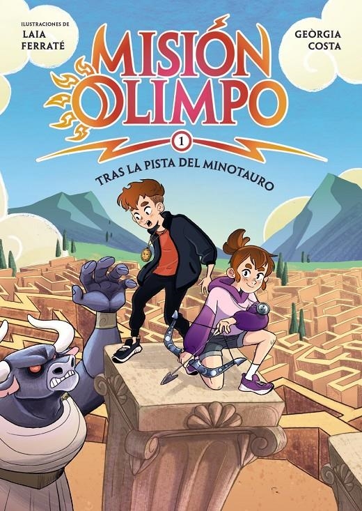 MISION OLIMPO Nº01: TRAS LA PISTA DEL MINOTAURO [RUSTICA] | COSTA, GEORGIA / FERRATE, LAIA | Akira Comics  - libreria donde comprar comics, juegos y libros online