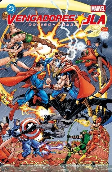 DC FACSIMIL: JLA / VENGADORES Nº02 (2 DE 4) [RUSTICA] | BUSIEK, KURT / PEREZ, GEORGE | Akira Comics  - libreria donde comprar comics, juegos y libros online