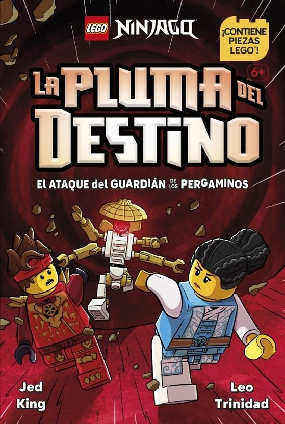 LEGO NINJAGO: LA PLUMA DEL DESTINO (EL ATAQUE DEL GUARDIAN DE LOS PERGAMINOS) [CARTONE] | KING, JED / TRINIDAD, LEO | Akira Comics  - libreria donde comprar comics, juegos y libros online