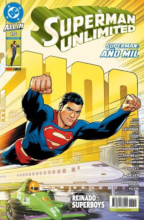SUPERMAN UNLIMITED Nº15 (DC ALL IN) [RUSTICA] | SAMPERE, DANIEL / MORA, DAN | Akira Comics  - libreria donde comprar comics, juegos y libros online