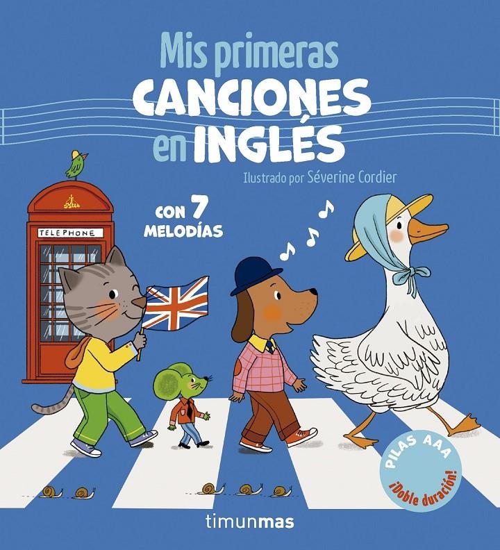 MIS PRIMERAS CANCIONES EN INGLES (CON 7 MELODIAS) [CARTONE] | CORDIER, SEVERINE | Akira Comics  - libreria donde comprar comics, juegos y libros online