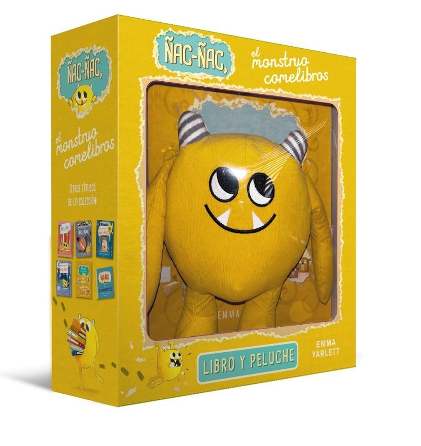 ÑAC-ÑAC: EL MONSTRUO COMELIBROS (LIBRO Y PELUCHE) [RUSTICA] | YARLETT, EMMA | Akira Comics  - libreria donde comprar comics, juegos y libros online