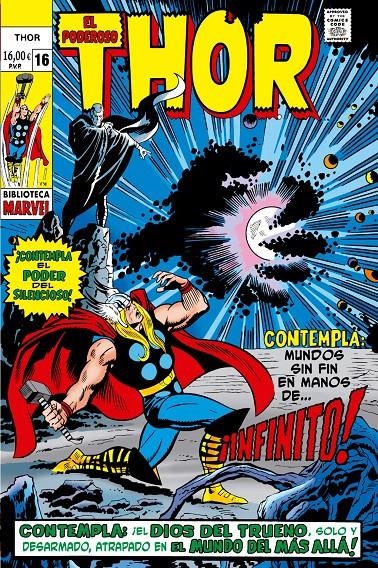 BIBLIOTECA MARVEL: EL PODEROSO THOR Nº16 (1970 / 180-185 USA) [RUSTICA] | BUSCEMA, JOHN / ADAMS, NEAL | Akira Comics  - libreria donde comprar comics, juegos y libros online
