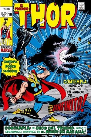 BIBLIOTECA MARVEL: EL PODEROSO THOR Nº16 (1970 / 180-185 USA) [RUSTICA] | BUSCEMA, JOHN / ADAMS, NEAL | Akira Comics  - libreria donde comprar comics, juegos y libros online