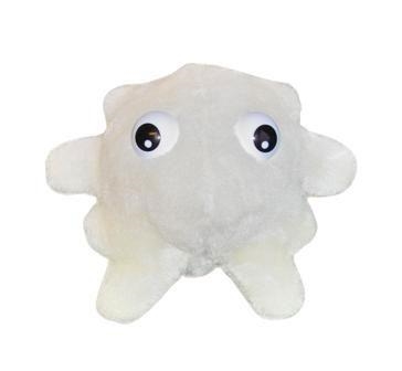 GLOBULO BLANCO (LEUCOCITO) GIANTMICROBES ORIGINAL (PELUCHE 12-18 CMS) | Akira Comics  - libreria donde comprar comics, juegos y libros online