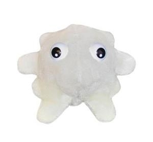 GLOBULO BLANCO (LEUCOCITO) GIANTMICROBES ORIGINAL (PELUCHE 12-18 CMS) | Akira Comics  - libreria donde comprar comics, juegos y libros online