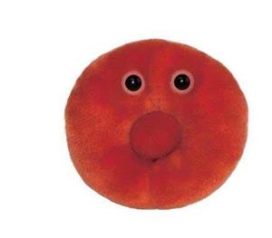 GLOBULO ROJO (ERITROCITO) GIANTMICROBES ORIGINAL (PELUCHE 12-18 CMS) | Akira Comics  - libreria donde comprar comics, juegos y libros online
