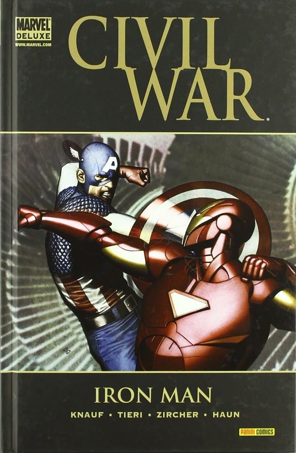 MARVEL DELUXE: IRON MAN CIVIL WAR [CARTONE] | KNAUF / TIERI / ZIRCHER | Akira Comics  - libreria donde comprar comics, juegos y libros online