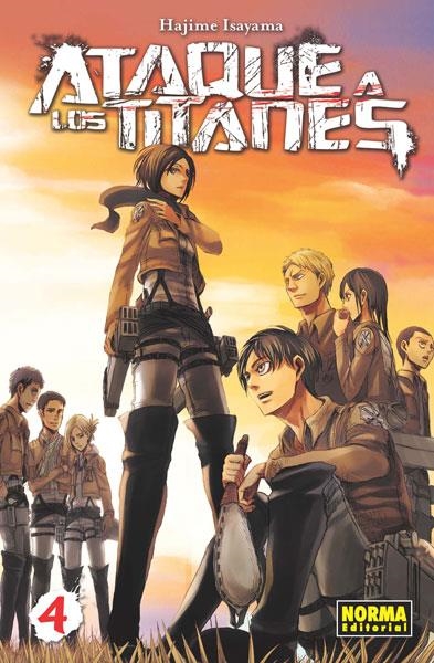 ATAQUE A LOS TITANES Nº04 [RUSTICA] | ISAYAMA, HAJIME | Akira Comics  - libreria donde comprar comics, juegos y libros online