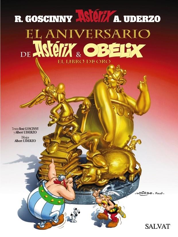 ASTERIX Nº34: EL ANIVERSARIO DE ASTERIX Y OBELIX: EL LIBRO DE ORO [CARTONE] | GOSCINNY, RENE / UDERZO, ALBERT | Akira Comics  - libreria donde comprar comics, juegos y libros online