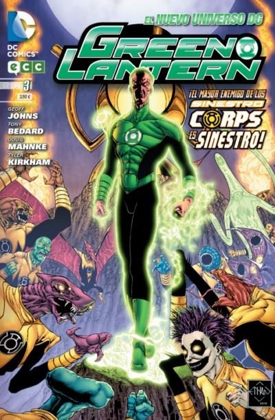 GREEN LANTERN Nº03 (DC NUEVO UNIVERSO) | JOHNS / BEDARD / MAHNKE / KIRKHAM | Akira Comics  - libreria donde comprar comics, juegos y libros online