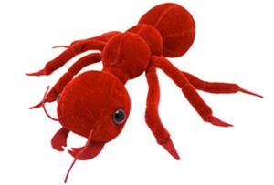 HORMIGA ROJA (SOLENOPSIS INVICTA) GIANTMICROBES ORIGINAL (PELUCHE 12-18 CMS) | Akira Comics  - libreria donde comprar comics, juegos y libros online