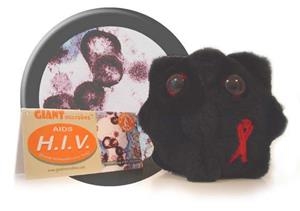 VIRUS DE INMUNODEFICIENCIA HUMANA (V.I.H) GIANTMICROBES ORIGINAL (PELUCHE 12-18 CMS) | Akira Comics  - libreria donde comprar comics, juegos y libros online