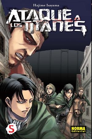 ATAQUE A LOS TITANES Nº05 [RUSTICA] | ISAYAMA, HAJIME | Akira Comics  - libreria donde comprar comics, juegos y libros online