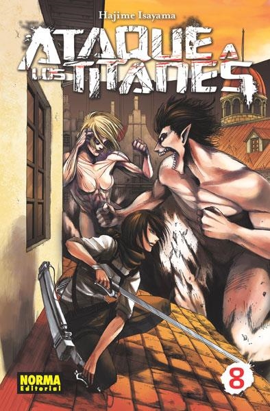 ATAQUE A LOS TITANES Nº08 [RUSTICA] | ISAYAMA, HAJIME | Akira Comics  - libreria donde comprar comics, juegos y libros online