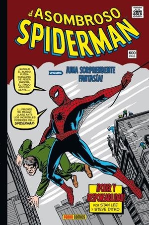 MARVEL GOLD: ASOMBROSO SPIDERMAN VOL.01, PODER Y RESPONSABILIDAD (1-19 USA) [CARTONE] | LEE, STAN / DITKO, STEVE | Akira Comics  - libreria donde comprar comics, juegos y libros online