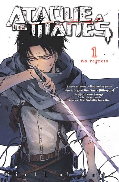 ATAQUE A LOS TITANES: NO REGRETS Nº01 [RUSTICA] | ISAYAMA, HAJIME / SURUGA | Akira Comics  - libreria donde comprar comics, juegos y libros online