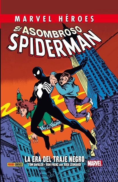 MARVEL HEROES: ASOMBROSO SPIDERMAN LA ERA DEL TRAJE NEGRO [CARTONE] | DEFALCO / FRENZ / LEONARDI | Akira Comics  - libreria donde comprar comics, juegos y libros online