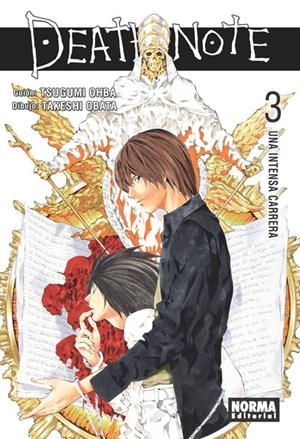 DEATH NOTE Nº03: UNA INTENSA CARRERA [RUSTICA] | OHBA, TSUGUMI / OBATA, TAKESHI | Akira Comics  - libreria donde comprar comics, juegos y libros online