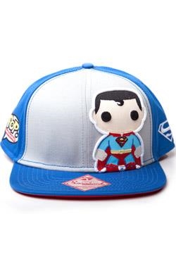 GORRA DE BEISBOL DC: SUPERMAN VERSION POP! (COLOR AZUL Y GRIS) | Akira Comics  - libreria donde comprar comics, juegos y libros online