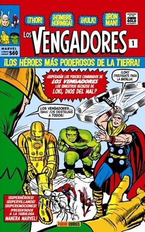 MARVEL GOLD: VENGADORES VOL.01, LA LLEGADA DE LOS VENGADORES (1-22 USA) [CARTONE] | LEE, STAN / KIRBY, JACK | Akira Comics  - libreria donde comprar comics, juegos y libros online