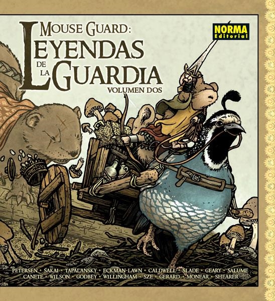 MOUSE GUARD: LEYENDAS DE LA GUARDIA VOL.2 [CARTONE] | PETERSEN / BASTIAN / NAIFEH | Akira Comics  - libreria donde comprar comics, juegos y libros online