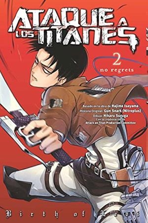 ATAQUE A LOS TITANES: NO REGRETS Nº02 [RUSTICA] | ISAYAMA, HAJIME / SURUGA | Akira Comics  - libreria donde comprar comics, juegos y libros online