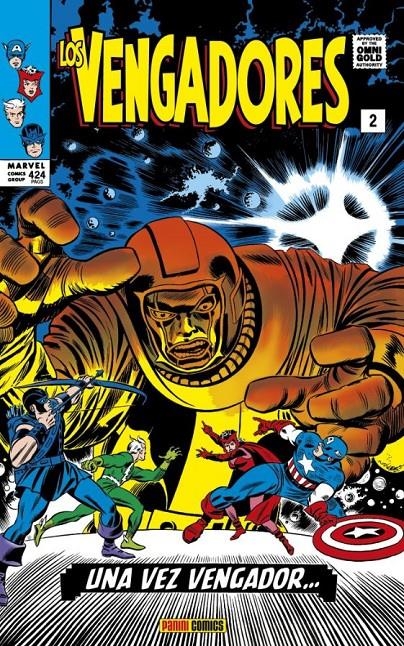 MARVEL GOLD VENGADORES VOL.02: UNA VEZ VENGADOR... (23-40 USA) [CARTONE] | LEE, STAN / KIRBY, JACK | Akira Comics  - libreria donde comprar comics, juegos y libros online