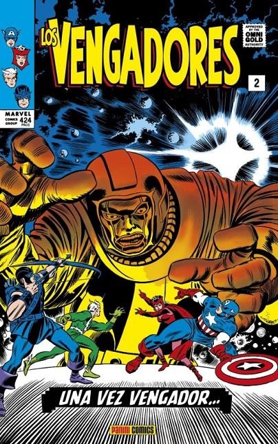 MARVEL GOLD VENGADORES VOL.2: UNA VEZ VENGADOR... (23-40 USA) [CARTONE] | LEE, STAN / KIRBY, JACK | Akira Comics  - libreria donde comprar comics, juegos y libros online