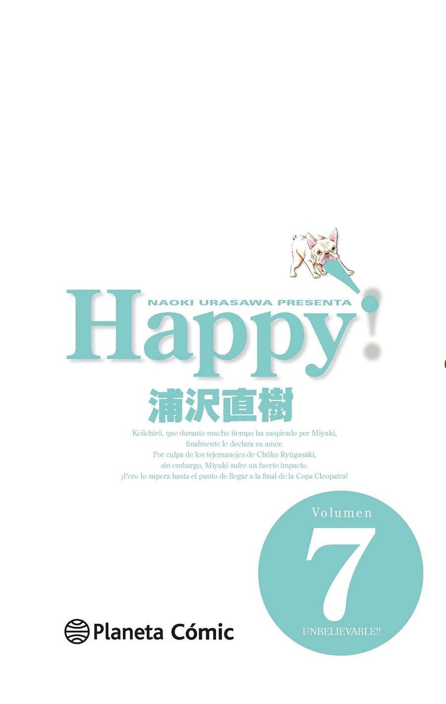 HAPPY! Nº07 [RUSTICA] | URASAWA, NAOKI | Akira Comics  - libreria donde comprar comics, juegos y libros online